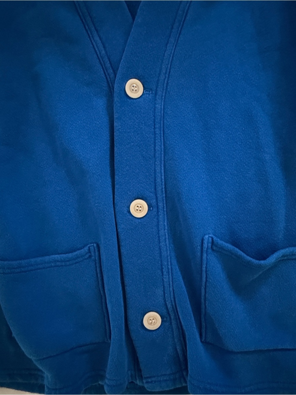 Blue Women's Button-Front Cardigan Jacket - Picture 5 of 8